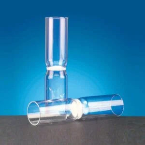 Sintered Glass Filter Tube With Sintered Disc Sealed In Center